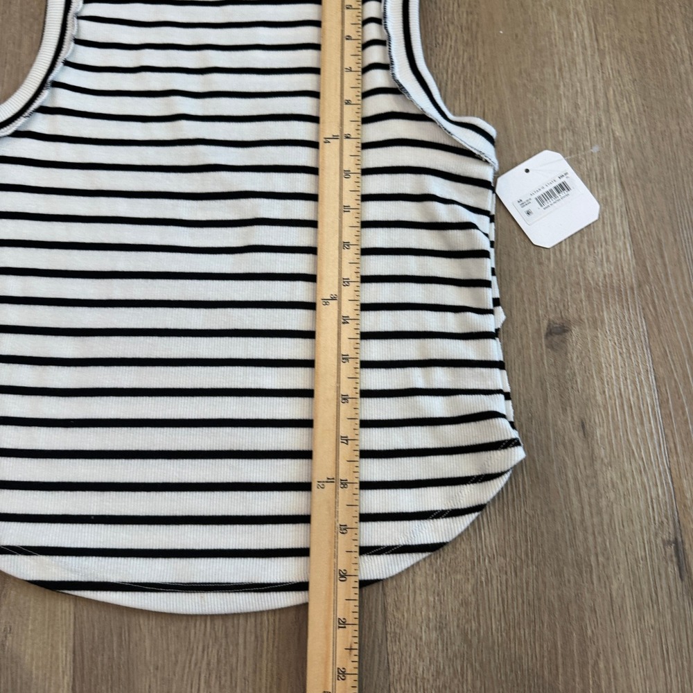 Altar'd State Striped Ribbed Cropped Tank Top Size XL Y2K 90s Grunge Retro NWT - Picture 5 of 9